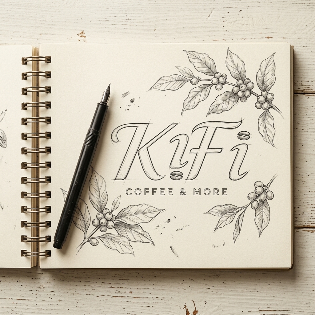KiFi Logo Sketchbook Concept